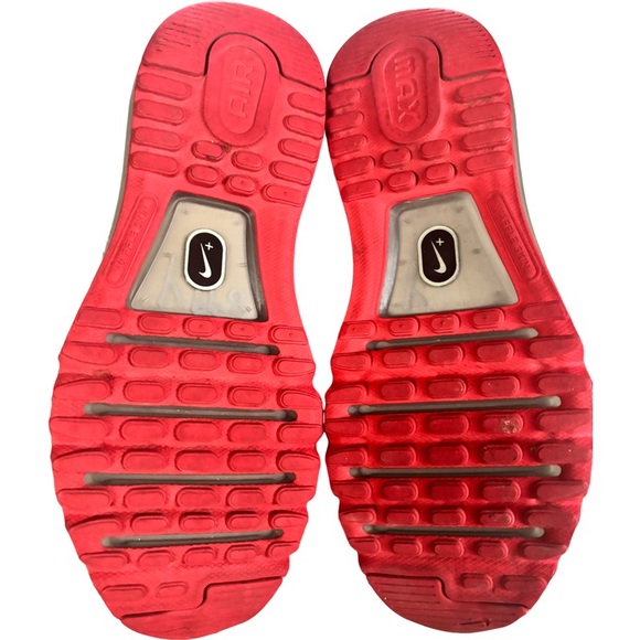 WMNS NIKE AIR MAX + 2013 LE REFLECTIVE SILVER-HYPER RED SZ 7.5 [579585-006] - Picture 6 of 9